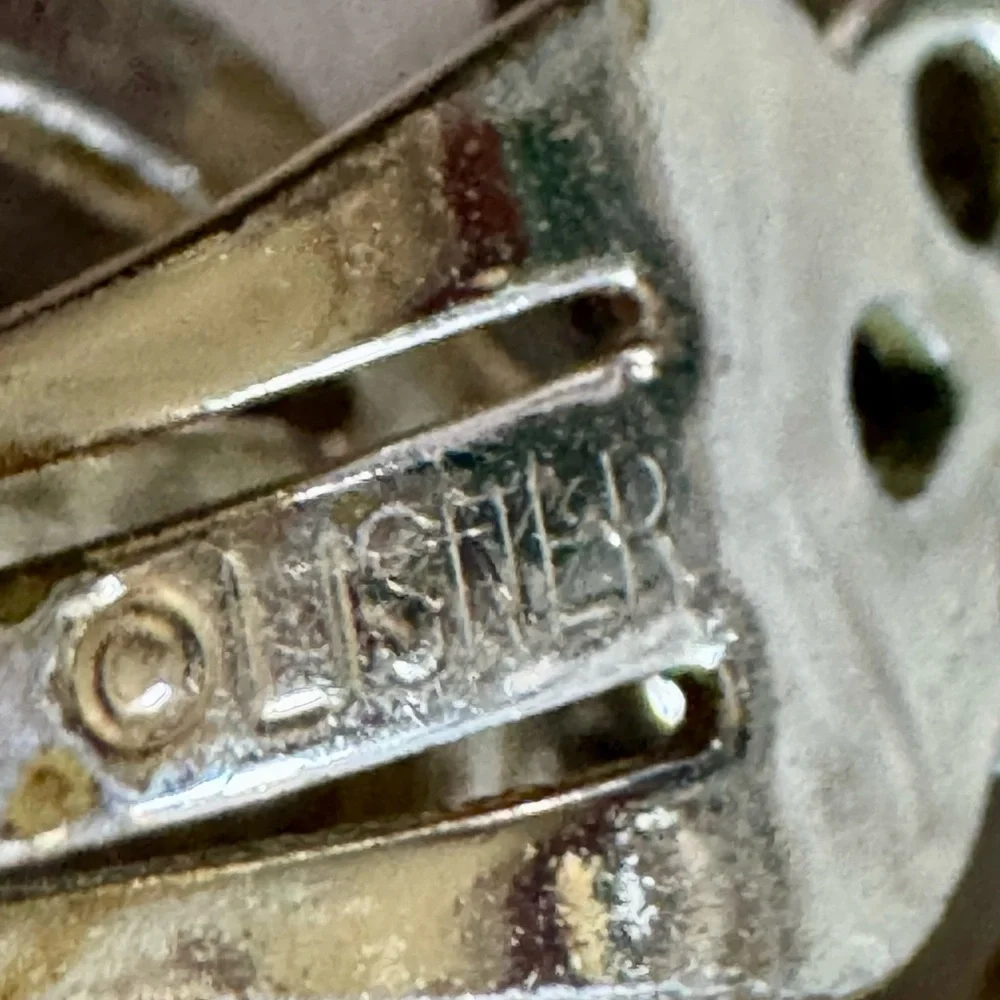 Vintage Lisner 1960’s Gray Moonstone and Silver Women's Clip on Earrings - Picture 9 of 9